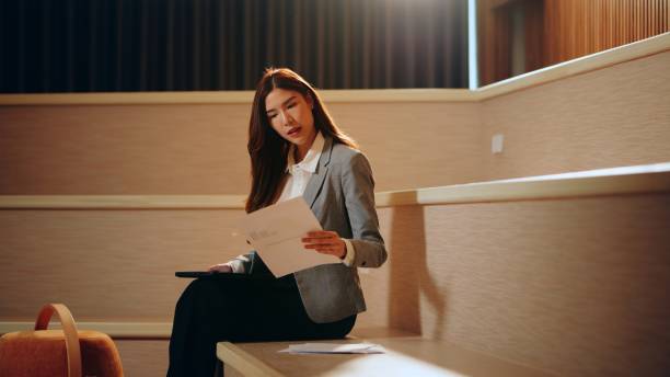istock Businesswoman's Inspiring Pep Talk at Corporate Event  Skillful Script Delivery 1778472690