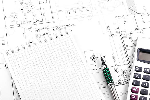 rédaction des outils - drafting engineering work tool machine part photos et images de collection