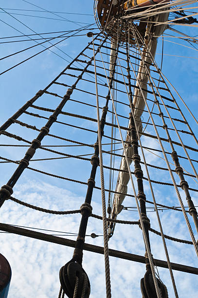 istock Mast and rigging of an old sailing vessel 177848035