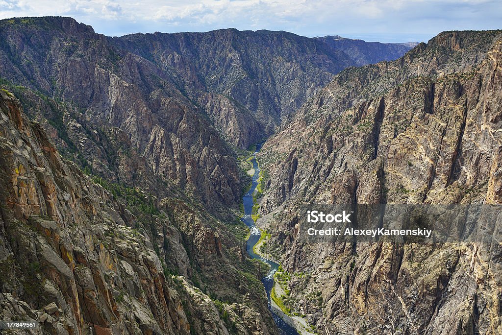 Black Canyon del parco di Gunnison in Colorado - Foto stock royalty-free di Ambientazione esterna