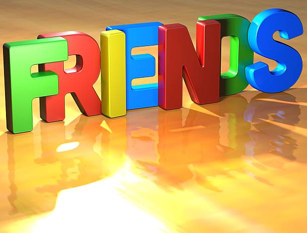 istock Word Friends on yellow background 177850577