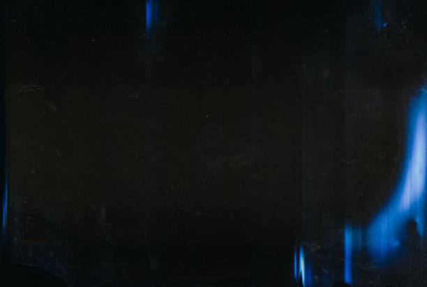 Glitch overlay light glow noise vibration black