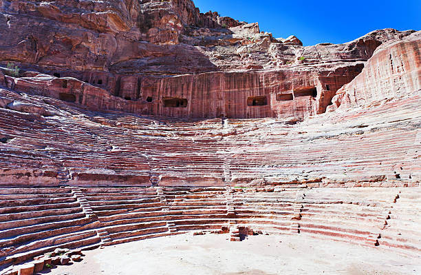 istock Ancient Nabatean Theater in Petra 177850873