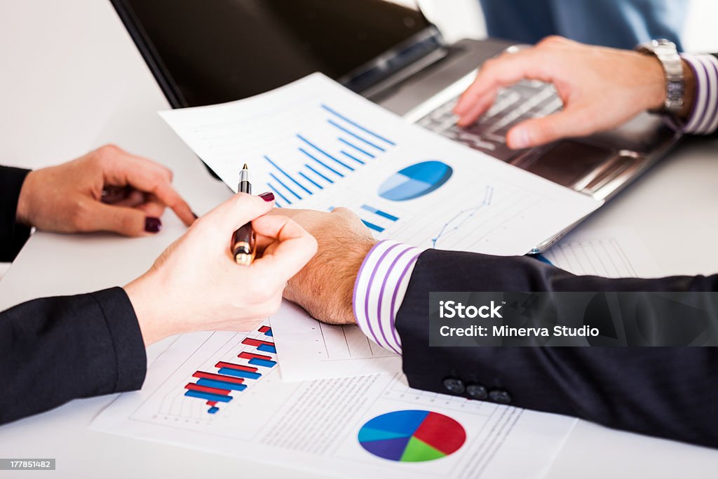 Business people at work Business people discussing during a meeting Adult Stock Photo