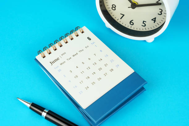 istock June 2024 Desk Calendar on Blue Background 1778514979