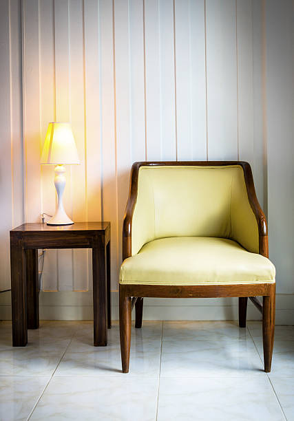 istock armchair with desk lamp 177851842
