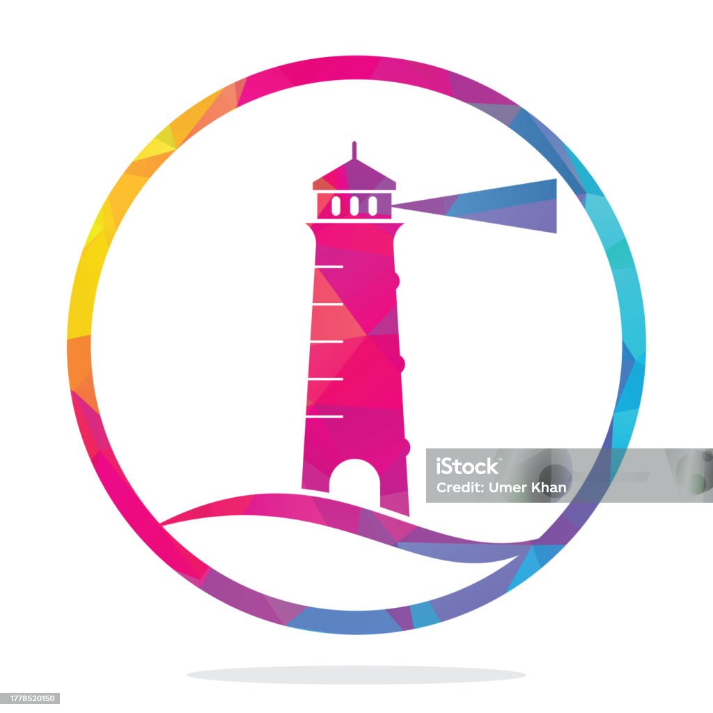 Lighthouse Abstract Logo Lighthouse Vector Logo Design Stock Illustration - Download Image Now ...