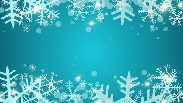 Blue Christmas Animated Background