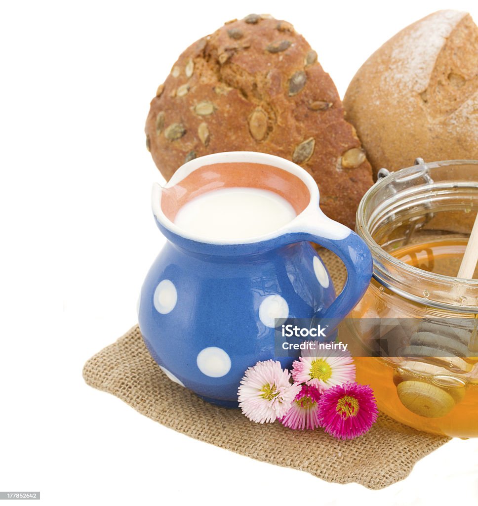 Milch und Honig und Brot - Lizenzfrei Agrarbetrieb Stock-Foto