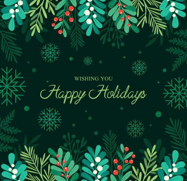 440+ Happy Holidays Wreath Stock Photos, Pictures & Royalty-Free