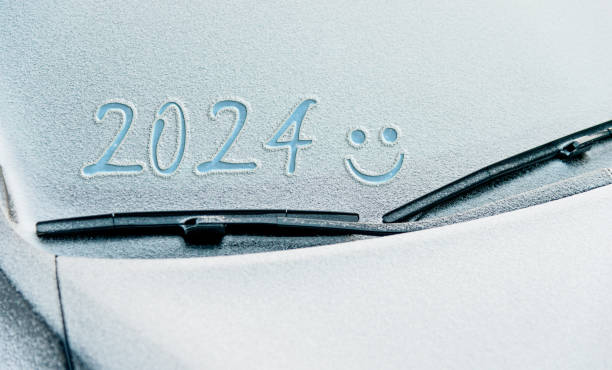 istock New year 2024 and smiling face written on car windshield 1778537981