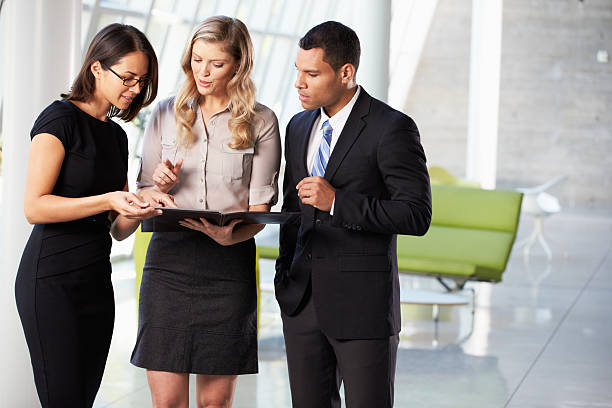 istock Businesspeople Having Informal Meeting In Modern Office 177853914