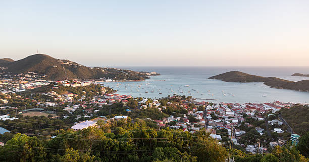 istock Sunset over Charlotte Amalie St Thomas 177854690