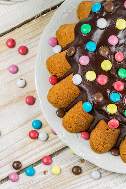 istock Closeup of easter cake with candies 177855131