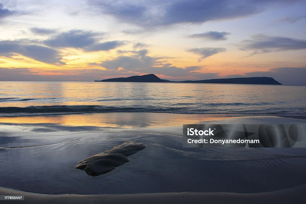 Sonnenaufgang am Koh Rong island, Kambodscha - Lizenzfrei Asien Stock-Foto