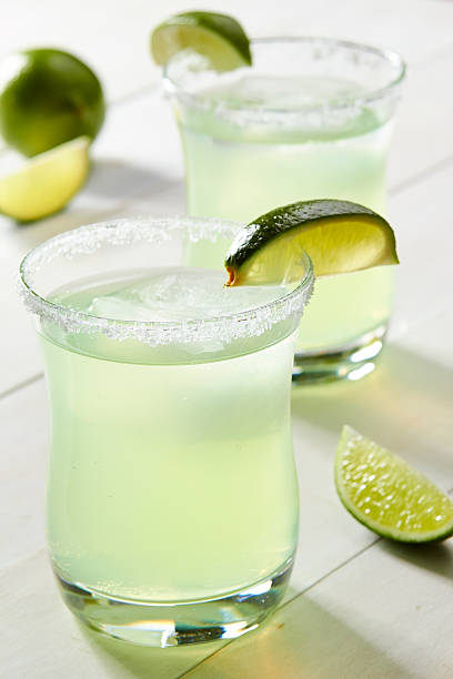 Summer Lime Cocktail stock photo