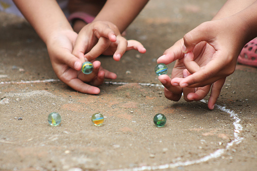 playing marbles photo