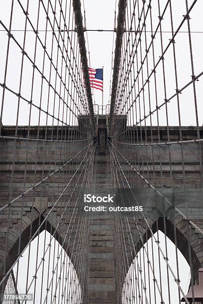 Photo libre de droit de Pont De Brooklyn New York Étatsunis banque d'images et plus d'images libres de droit de Acier - Acier, Architecture, Brooklyn - New York