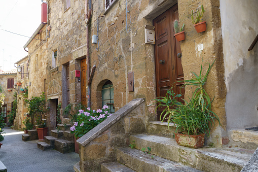 Pitigliano, historic town in Grosseto province, Tuscany, Italy