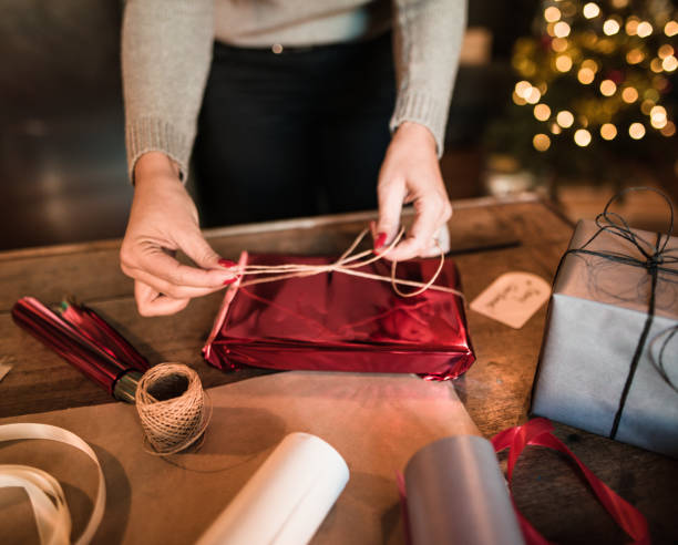 istock making the package for the christmas gift 1778567351