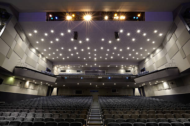 istock Interior of cinema auditorium. 177856861