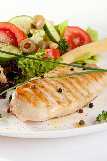istock grilled chicken with salad 177857467