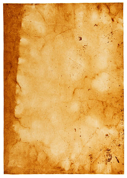 istock Vintage paper background isolated on white 177857859