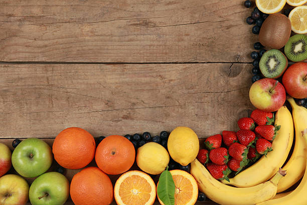 istock Fruits on a wooden board 177857925