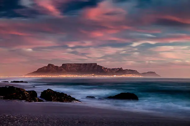 "view of tablemountain, Capetown,Southafrica"