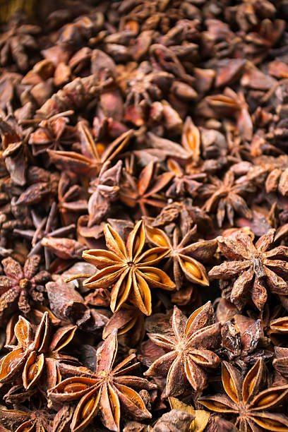 istock Close-up of star anise background 177858621