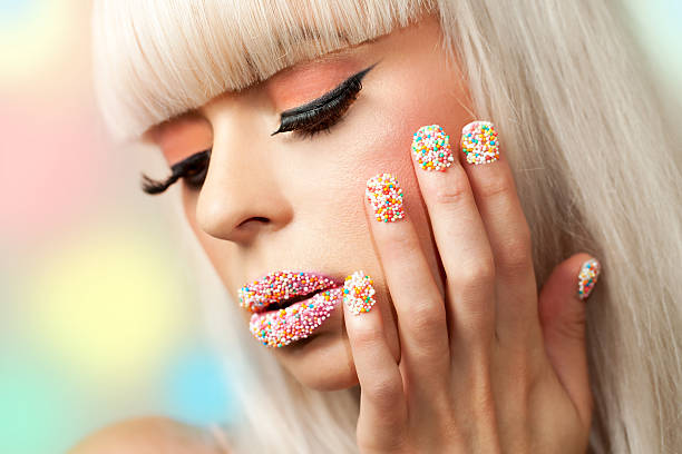 istock Beauty queen with fantasy manicure. 177859253