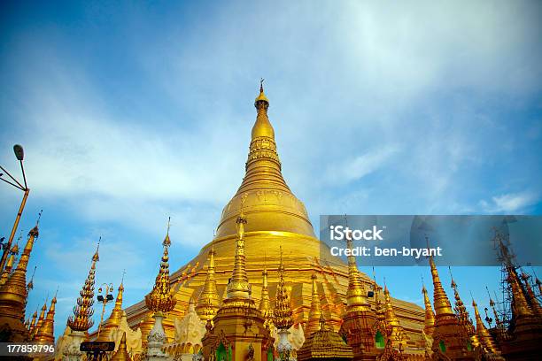 Golden Shwedagon Pagoda Myanmar Stock Photo - Download Image Now - Asia, Awe, Bagan