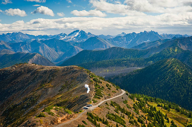 hart's pass, washington - north cascades national park washington state northern cascade range mountain pass stock-fotos und bilder