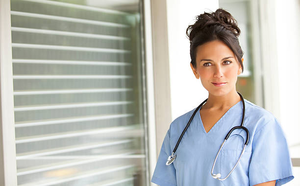 istock Female doctor with stethoscope 177859865