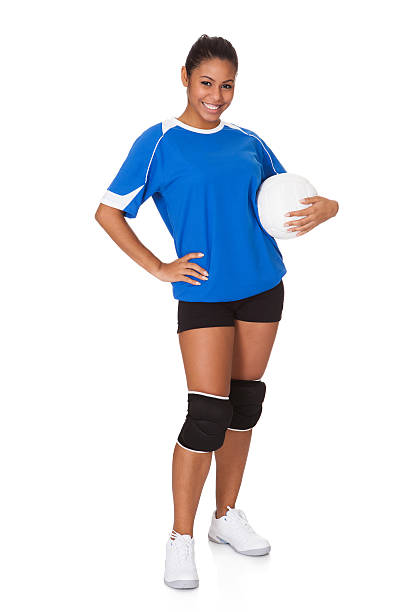 istock Young Girl Holding Volleyball 177860269