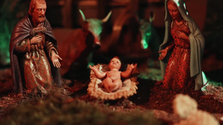 Antique Nativity Scene