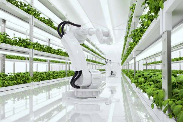 istock Smart farming agricultural technology using AI and robots 1778622577