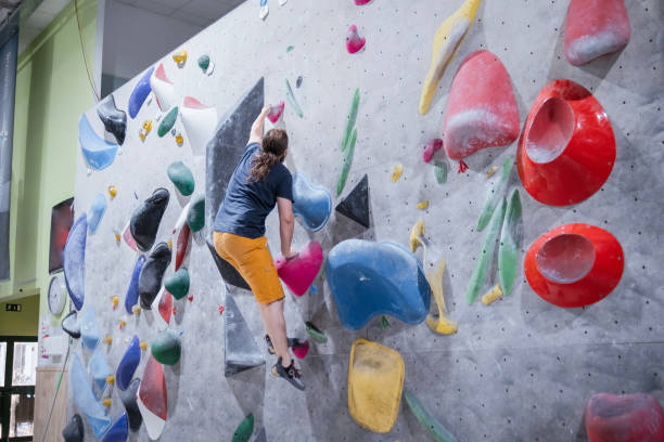 istock Bouldering - a challenging activity which can take place indoors 1778623130