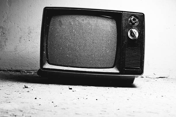 istock Old TV in room 177863264