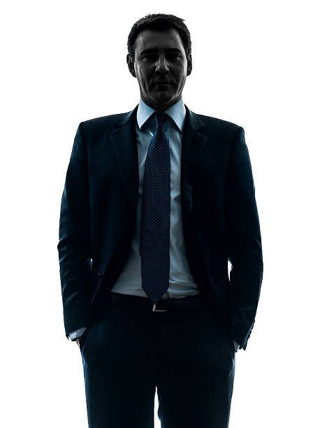 istock business man hands in pocket silhouette 177863632