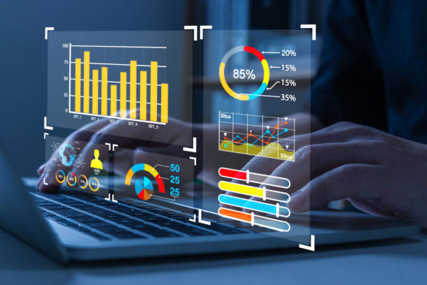 istock Business Strategy. business man analyze virtual graphic financial graph chart report diagram on mobile laptop computer, digital technology, stock market investment, business finance technology concept 1778637050