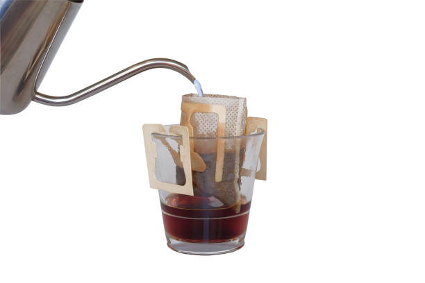 istock Paper drip or brewed bag of coffee on cup,clipping path. 1778638218