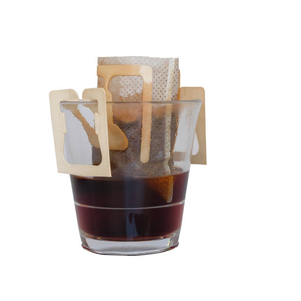 istock Paper drip or brewed bag of coffee on cup,clipping path. 1778638223