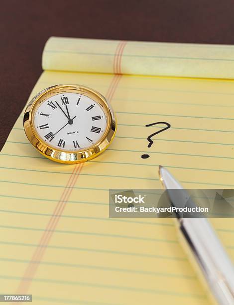 Urgency In Making Decision With Clock Stock Photo - Download Image Now - 12 O'Clock, Beat The Clock, Choice