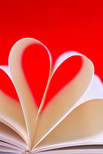 Diary paper hearts book, valentine's day , day valentine on red background handbook book hardcover book red stock pictures, royalty-free photos & images