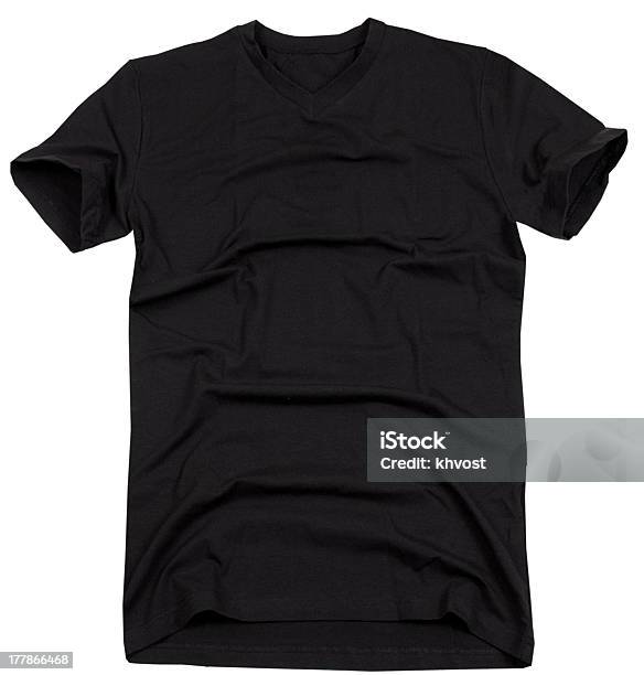 Męski Koszulka - zdjęcia stockowe i więcej obrazów Bawełna - Bawełna, Codzienne ubranie, Czarny kolor