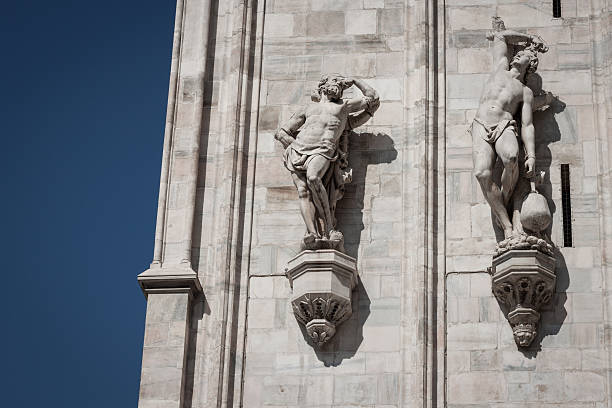 istock Statues on the facade of a church 177867015