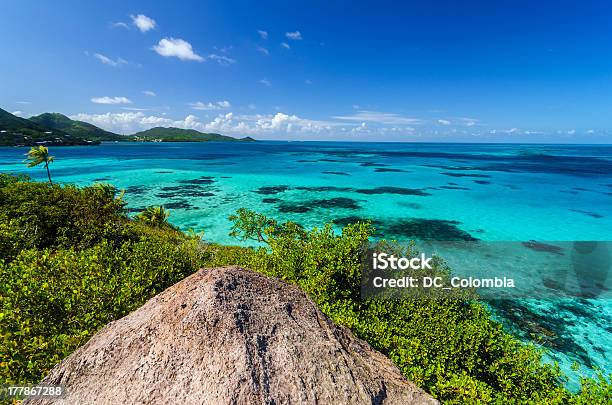 The View Of The Caribbean Ocean From The Top Stock Photo - Download Image Now - Colombia, San Andrés Island - Colombia, San Andres Mountains