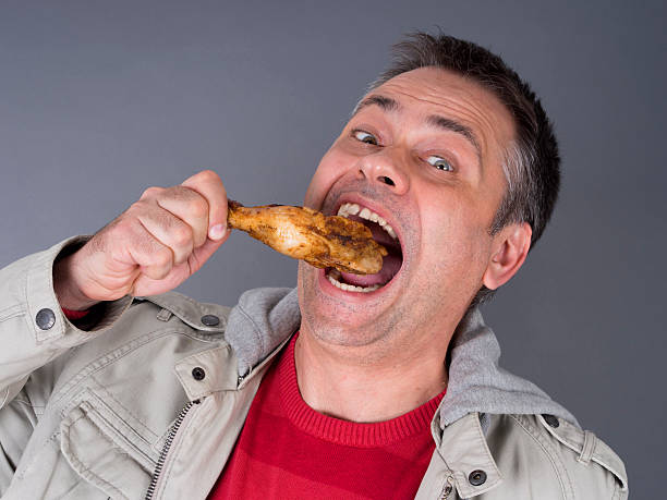 istock Hungry meat-eating man, no diet 177867706