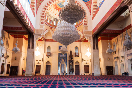 Mohammad Al-Amin Mosque downtown in  Beirut, Lebanon.